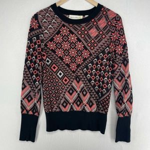 Anthropologie Geometric Sweater 🩷